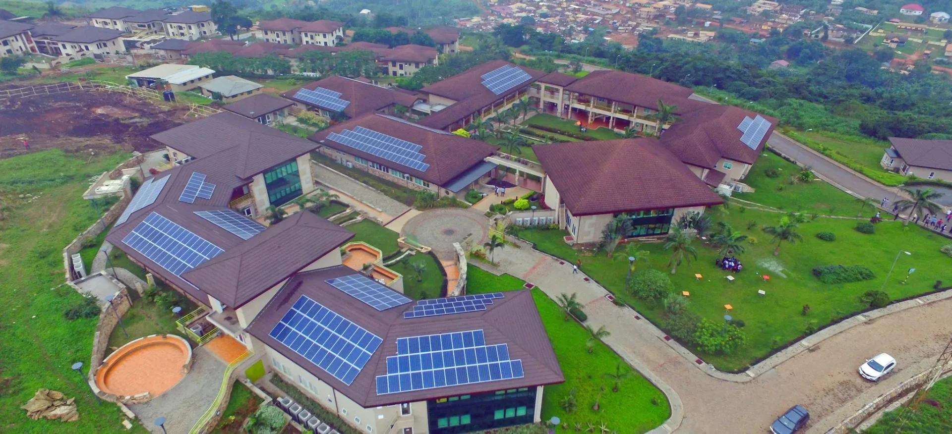 Ashesi University solar project by Translight Solar Ltd, Ghana
